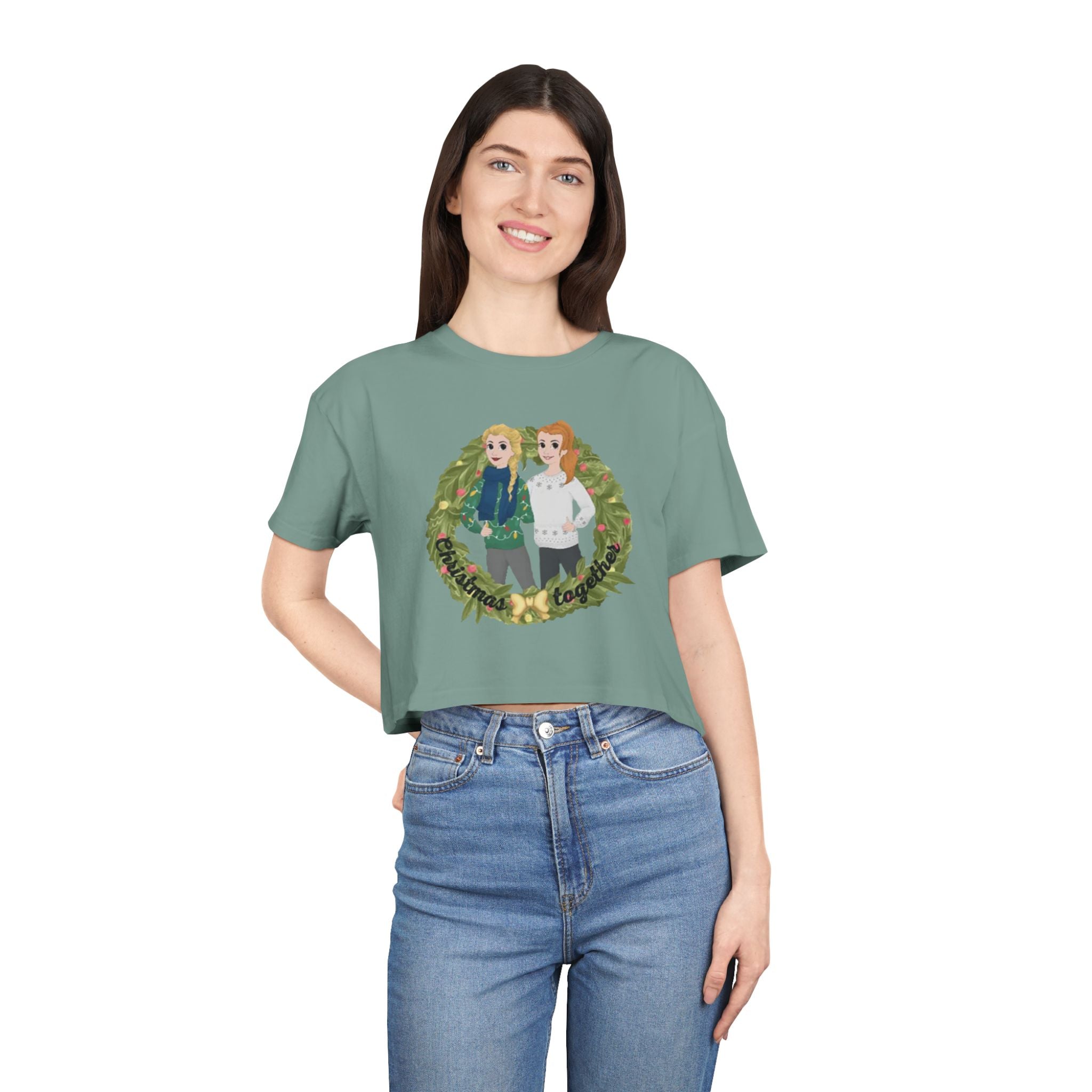 Christmas Together | Women's Crop Tee